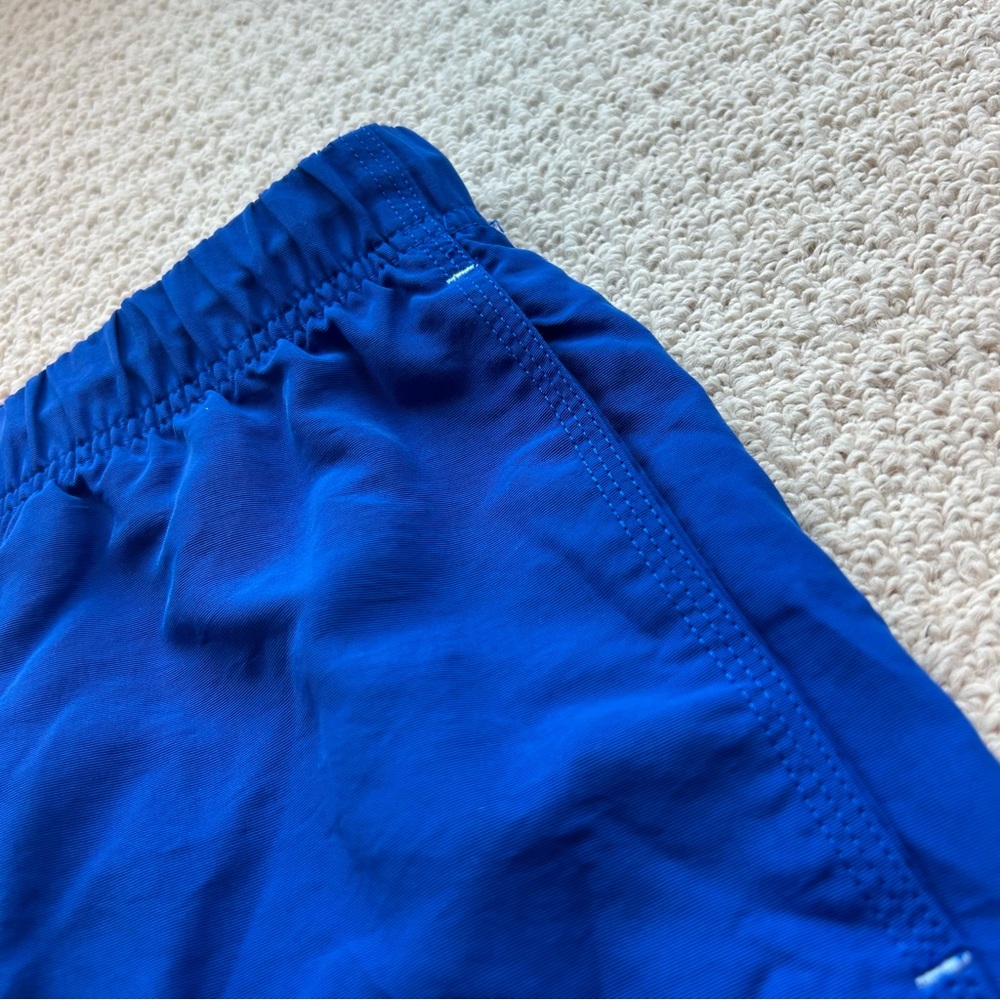 Duluth Trading Co Royal Blue Athletic Men's Shorts with Light Blue Drawstring - Picture 4 of 6